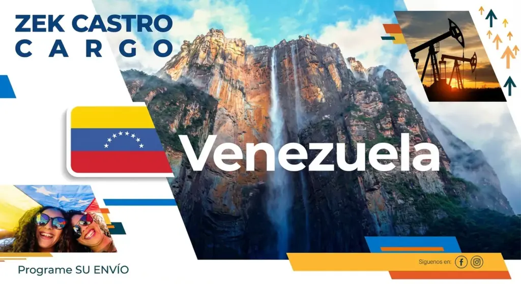Imagen de envio de carga hacia Venezuela por Zek Castro Cargo