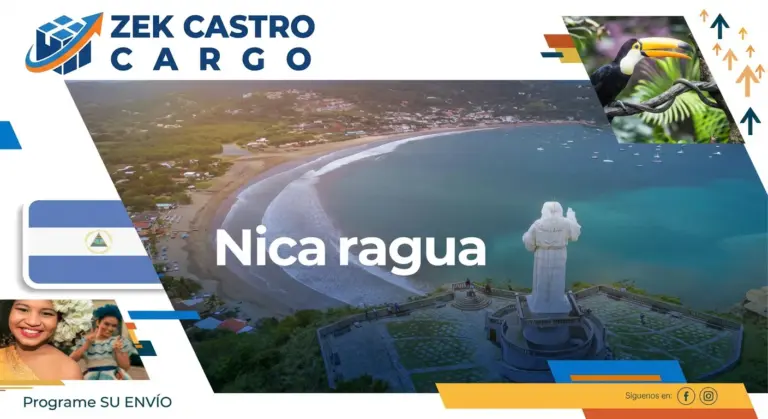Imagen de envio de carga hacia Nicaragua por Zek Castro Cargo