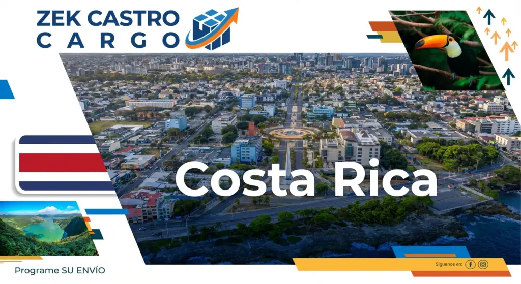 Imagen de envio de carga hacia Costa Rica por Zek Castro Cargo