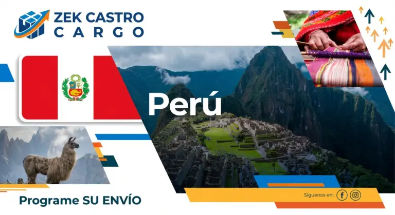 Imagen de envio de carga hacia Peru por Zek Castro Cargo