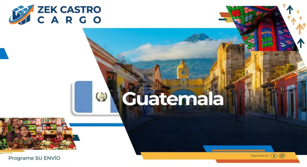 Imagen de envio de carga hacia Guatemala por Zek Castro Cargo