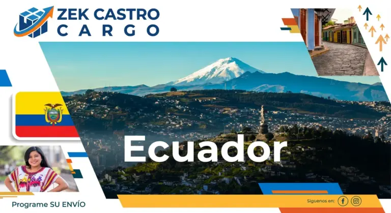 Imagen de envio de carga hacia Ecuador por Zek Castro Cargo